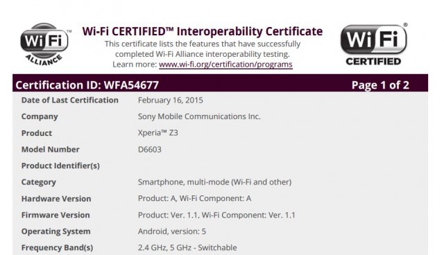 Xperia Z3 Android 5.0 Lollipop Official update certified