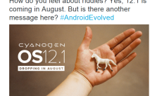 Cyanogen OS 12.1 update date