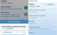 Samsung Z1 Tizen 2.3.0.1 Firmware