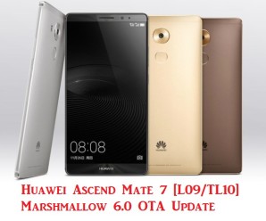 Huawei Ascend Mate 7 L09/TL10 marshmallow update